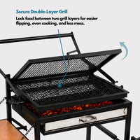 Microtone Rotating BBQ Station